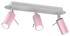 Milagro PRESTON rózsaszín mennyezeti lámpa (MLP7628) 3x mini GU10