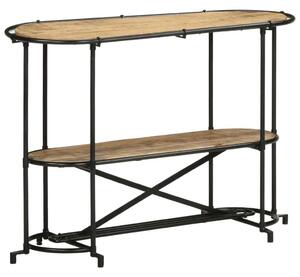 VidaXL Mangófa Tálalóasztal - Ipari Stílus - 110x42x76 cm