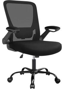 Songmics Ergonomikus Irodai Szék – Összecsukható Kartámaszokkal