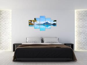 Modern festészet - paradicsom a tenger mellett (125x70cm)