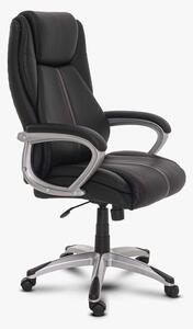 Barracuda E614 Ergonomikus Irodai szék - Textilbőr - Fekete