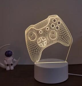 3D LED lámpa játék konzol figurás éjjeli lámpa gyerekeknek, gyerekszobába