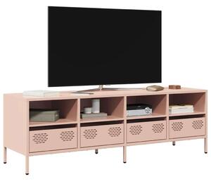 VidaXL Rózsaszín Fém TV Szekrény - 135x39x43,5 cm