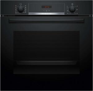 Bosch HBA534EB3 Beépíthető sütő, 71 L, Multifunkciós, Grill, Öntisztító EcoClean + hidrolitikus, 3D Hotair, A+ energiaosztály, Fekete