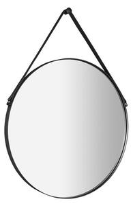 Sapho Sapho, ORBITER kör tükör bőrszíjjal, o 50cm, matt fekete, ORT050