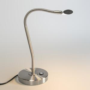 Modern asztali lámpa acél LED-del - asztali