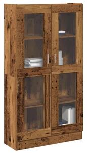 VidaXL antik fa színű szerelt fa magasszekrény 82,5 x 30,5 x 150 cm