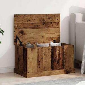 VidaXL antik fa színű szerelt fa tárolódoboz 70 x 40 x 38 cm