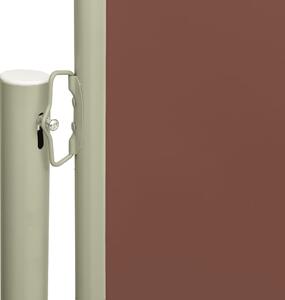 VidaXL barna behúzható oldalsó terasznapellenző 220 x 300 cm