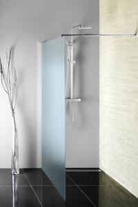 Aqualine Sapho, WALK-IN fali szerelőfal merevítővel, egyrészes, 700 mm, matt üveg