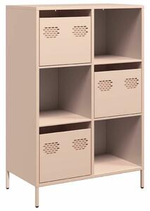 VidaXL Fém Polcrendszer - Rózsaszín - 68x39x103,5 cm