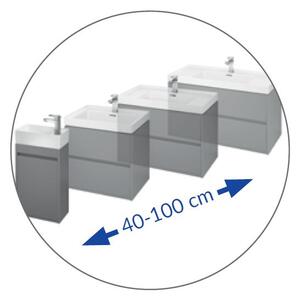 Cersanit Crea BOX szekrényes mosdó 60 cm, fehér, K114-006