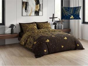 Mikroszálas ágyneműhuzat szett VISATA fekete + Párnahuzat 50 x 70 cm INGYEN
