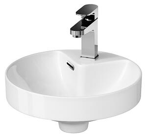 Cersanit Crea süllyesztett kerek mosdó 38 cm, fehér, K114-002