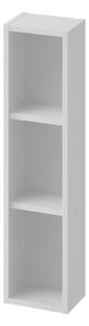 Cersanit Larga, magasan nyitott függő szekrény modulárisan 80x20cm, szürke, S932-096