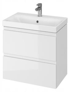 Cersanit Moduo, falra szerelhető mosdószekrény 60cm, fehér fényes, S929-004