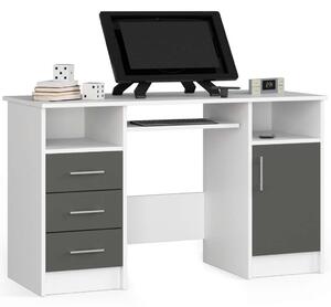 Akord Furniture Ana Íróasztal, fehér-szürke