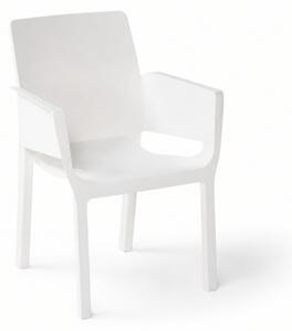 Kerti étkezőszék EVELYN, fehér