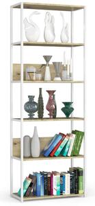 Fém Polcrendszer - Loft Stílus - 6 Polc - 70x192x32 cm