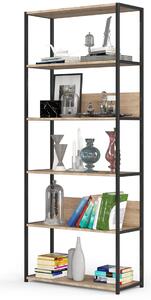 Loft Fém Polcrendszer - 6 Polc - 80x192x32 cm