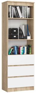 CLP Irodai Polc - 3 Fiók, 3 Polc - 60x180x35 cm