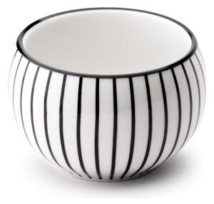 Fehér-fekete porcelán-öntöttvas teázó szett Shanxi – Bredemeijer