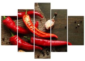 Kép - chili, paprika (150x105cm)