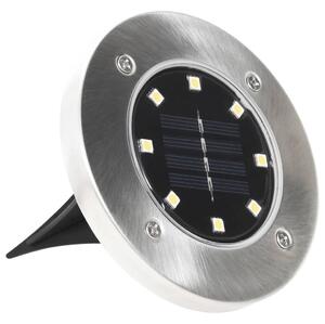 VidaXL 8 db meleg fehér napelemes talajba szúrható LED-lámpa