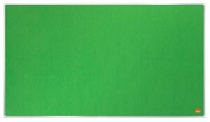 Textiltábla, széles képarány, 40/89x50cm, alumínium keret, NOBO Impression Pro, zöld (VN5425)