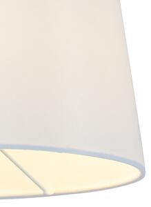 Fali lámpa acél fehér árnyalattal és állítható karral - Ladas
