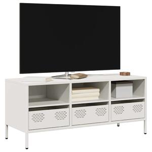 VidaXL fehér hidegen hengerelt acél TV-szekrény 101,5 x 39 x 43,5 cm