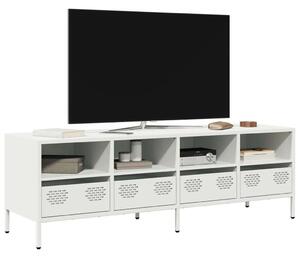 VidaXL fehér hidegen hengerelt acél TV-szekrény 135 x 39 x 43,5 cm