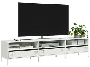 VidaXL fehér hidegen hengerelt acél TV-szekrény 202 x 39 x 43,5 cm