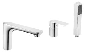 Invena Dokos, 3-lyukú fürdocsaptelep, króm, INV-BW-19-S01-V