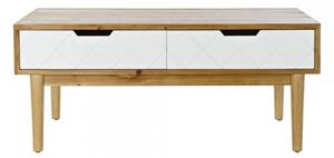 DKD Home Decor Dohányzóasztal Fenyő Barna (105 x 55 x 46 cm)