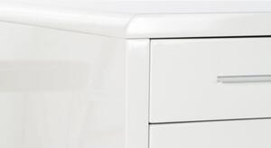 DKD Home Decor Íróasztal Fém MDF Fehér (120 x 55 x 76 cm)