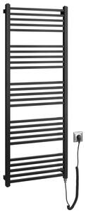 Sapho Sapho, METRO-E elektromos fűtőelem, egyenes, 500x1340 mm, 500 W, fekete matt, ME513B
