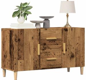 VidaXL antik fa színű szerelt fa tálalószekrény 100 x 36 x 60 cm