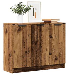 VidaXL antik fa színű szerelt fa tálalószekrény 90 x 30 x 70 cm