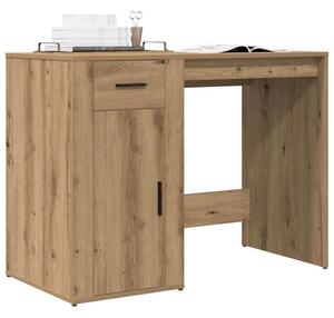 VidaXL kézműves tölgy színű szerelt fa íróasztal 100 x 49 x 75 cm