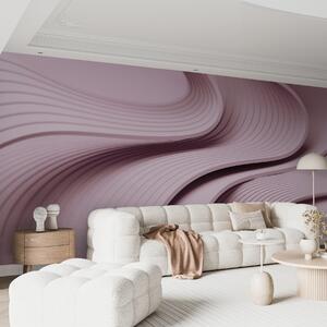 Fotótapéta Elegáns, volumenes hullámok 3D stílusban, púderes, 3d fotótapéta, Fotótapéta 3d geometriai alakzatok, w01147v1 : Uwalls.hu