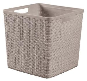 Box Curver Jute Cube 17L taupe