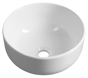 Sapho Sapho, EMMI kerámia asztali mosogató, átmérő 33 cm, fehér, TU0077