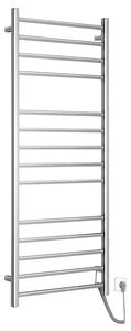Sapho Sapho, ESKINADO elektromos törölközőszárító, négyzet, 600x1500 mm, 130 W, polírozott rozsdamentes acél, ER450V