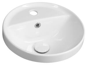 Sapho Sapho, YUVA kerámia mosogató, Ø 38cm, fehér, TU0652