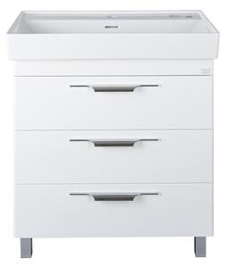 TMP TRIO 80 álló fürdőszobabútor - CeraStyle SHARP - 37300 mosdóval - 80 x 48 cm