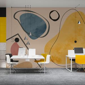 Fotótapéta Színes geometria vicces formák, Boho stílusú fotótapéta, w01830 : Uwalls.hu