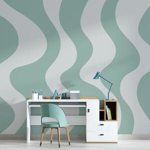 Fotótapéta Kanyargó zöld vonalak, Fotótapéta modern, w01833 : Uwalls.hu