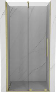 Mexen Velar, nyílásba tolóajtó 75x200 cm, 8mm átlátszó üveg, arany matt, 871-075-000-01-55