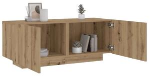 VidaXL kézműves tölgy színű szerelt fa éjjeliszekrény 100 x 35 x 40 cm
